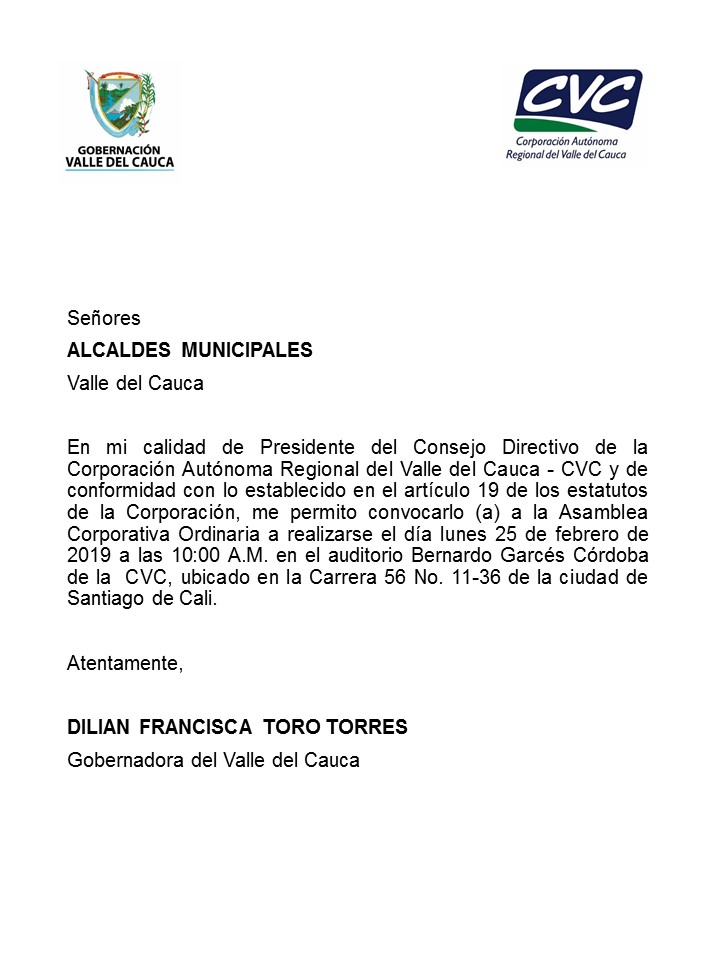 Citación Alcaldes