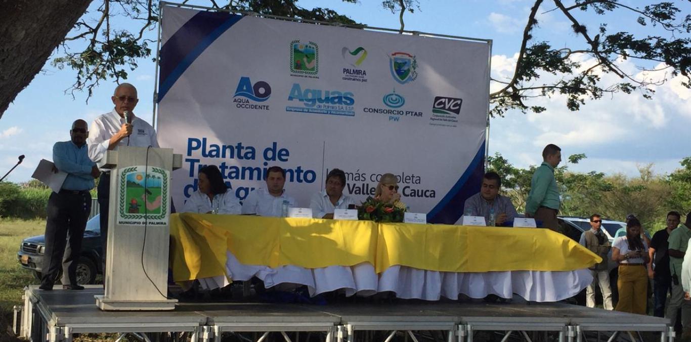 33 MIL MILLONES INIVERTE LA CVC EN PLANTA DE TRATAMIENTO DE AGUAS RESIDUALES PARA PALMIRA