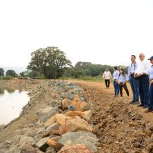 DIRECTOR DE LA CVC INSPECCIONÓ OBRAS DE PROTECCIÓN DE INUNDACIONES EN LA VICTORIA, BUGALAGRANDE Y BUGA 