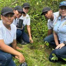 MANOS AL ÁRBOL:  JÓVENES VOLUNTARIOS Y LA CVC REVERDECEN EL DERRUMBADO, EN BUGA