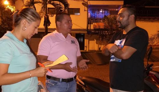 CVC LIDERA OPERATIVOS PARA CONTROLAR EL RUIDO EN CARTAGO 
