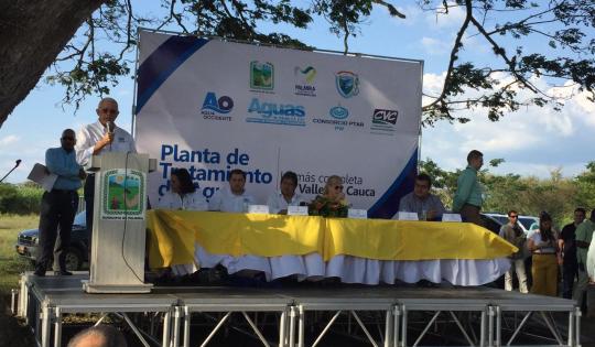 33 MIL MILLONES INIVERTE LA CVC EN PLANTA DE TRATAMIENTO DE AGUAS RESIDUALES PARA PALMIRA